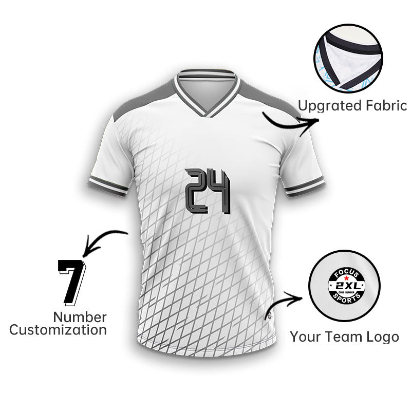 U-TRY | Folded Collar Soccer Jersey Set - DL009