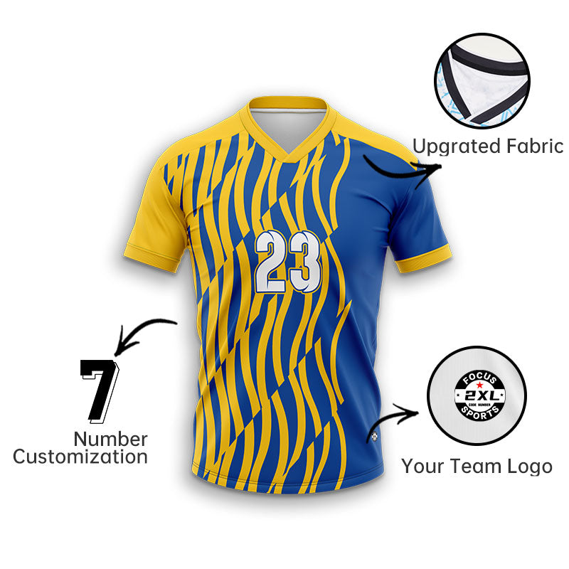 U-TRY | Folded Collar Soccer Jersey Set - DL010