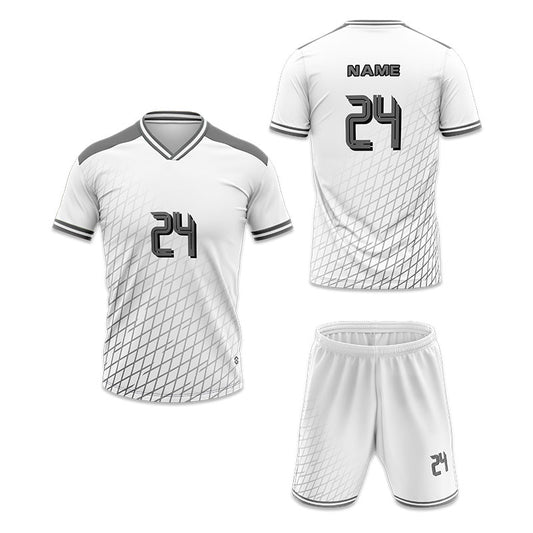 U-TRY | Folded Collar Soccer Jersey Set - DL009