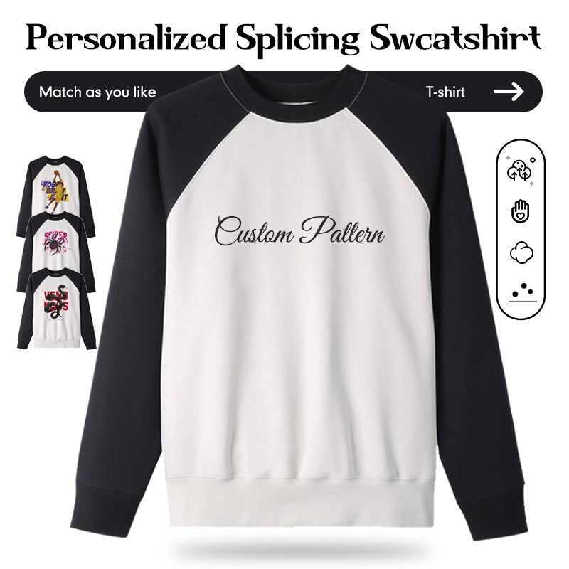 Personalized Splicing Sweatshirt