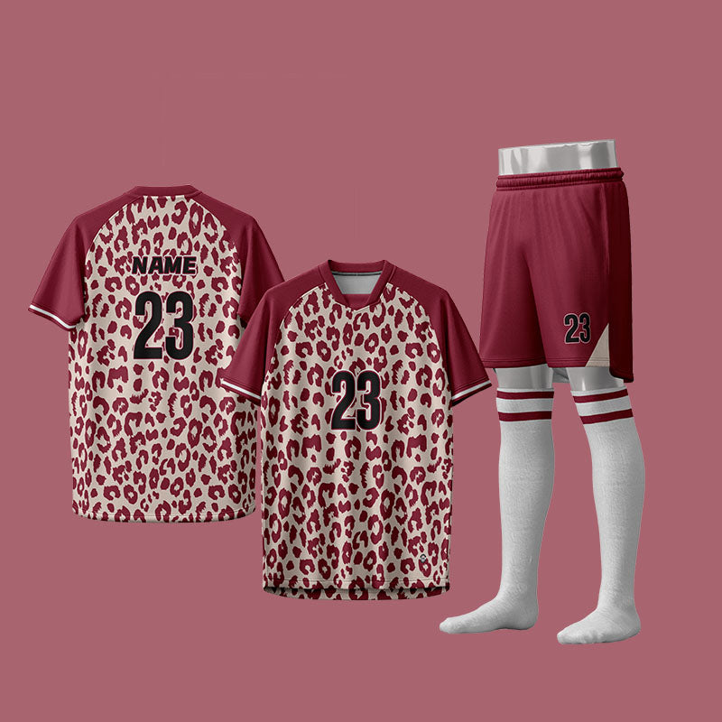 U-TRY | Shawl collar / Raglan sleeve Soccer Jersey Set - CJDL002