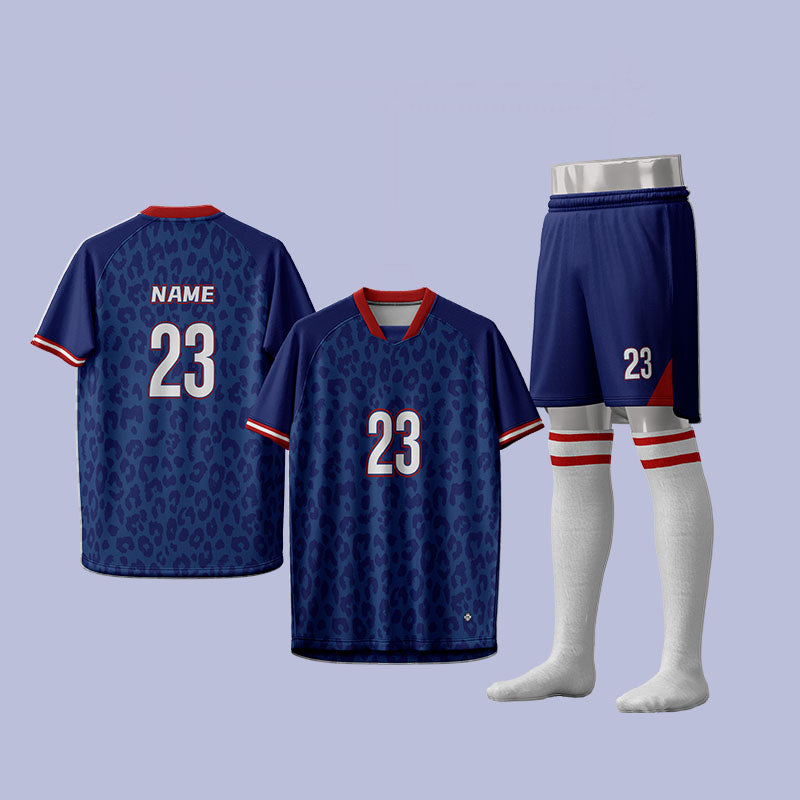 U-TRY | Shawl collar / Raglan sleeve Soccer Jersey Set - CJDL002