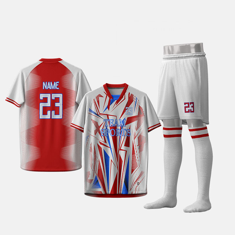 U-TRY | Shawl collar / Raglan sleeve Soccer Jersey Set - CJDL001