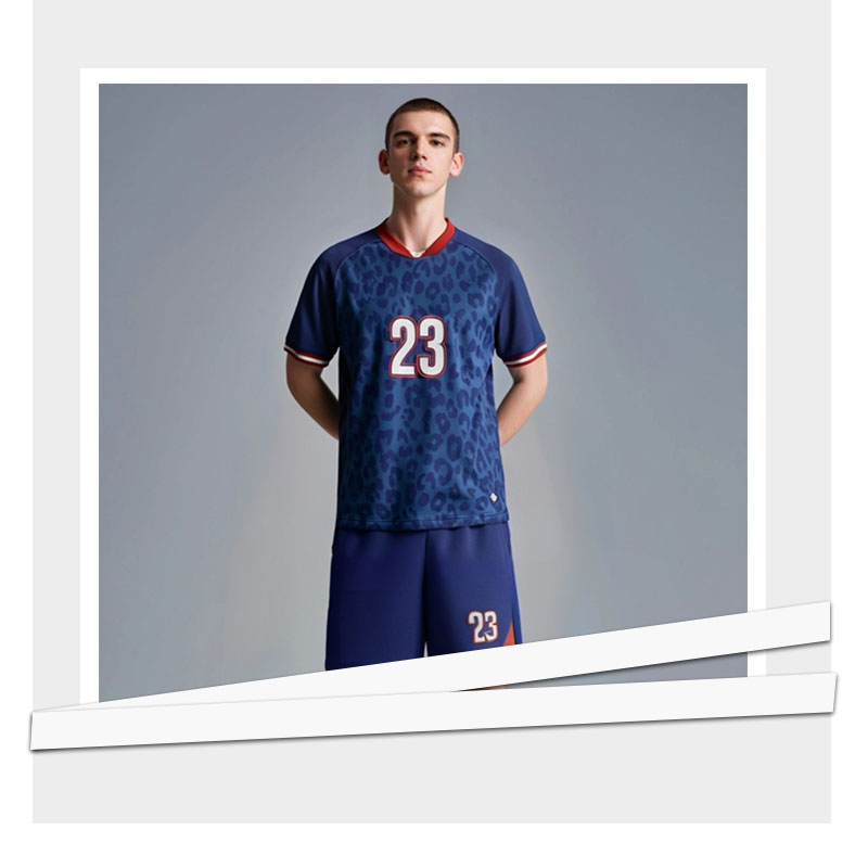 U-TRY | Shawl collar / Raglan sleeve Soccer Jersey Set - CJDL002