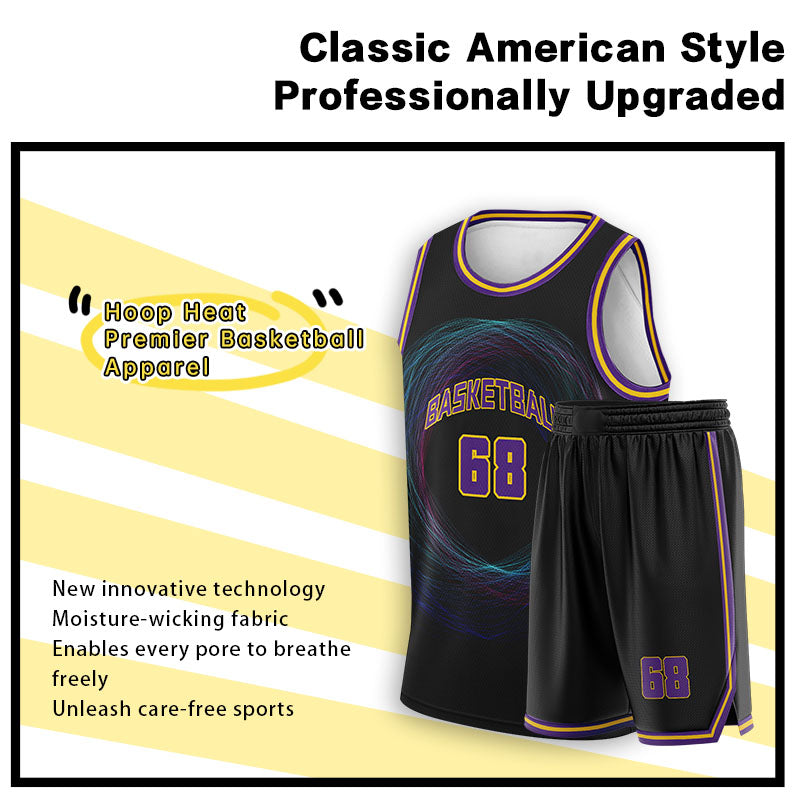U-TRY | American-Style Basketball Uniforms - MS008
