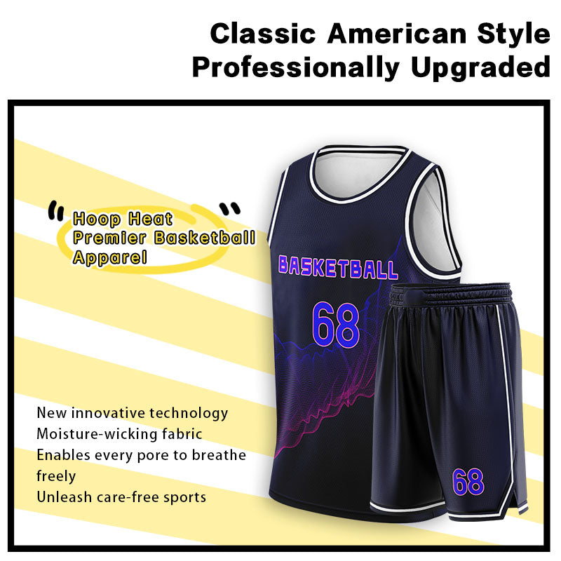 U-TRY | American-Style Basketball Uniforms - MS009