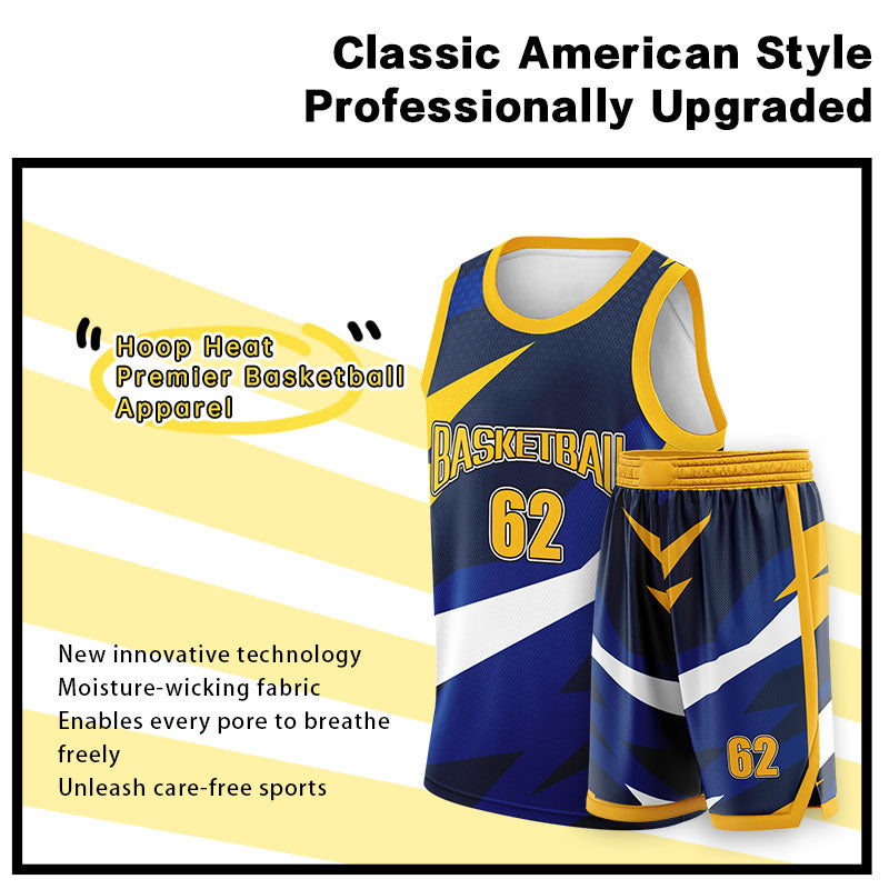 U-TRY | American-Style Basketball Uniforms - MS019