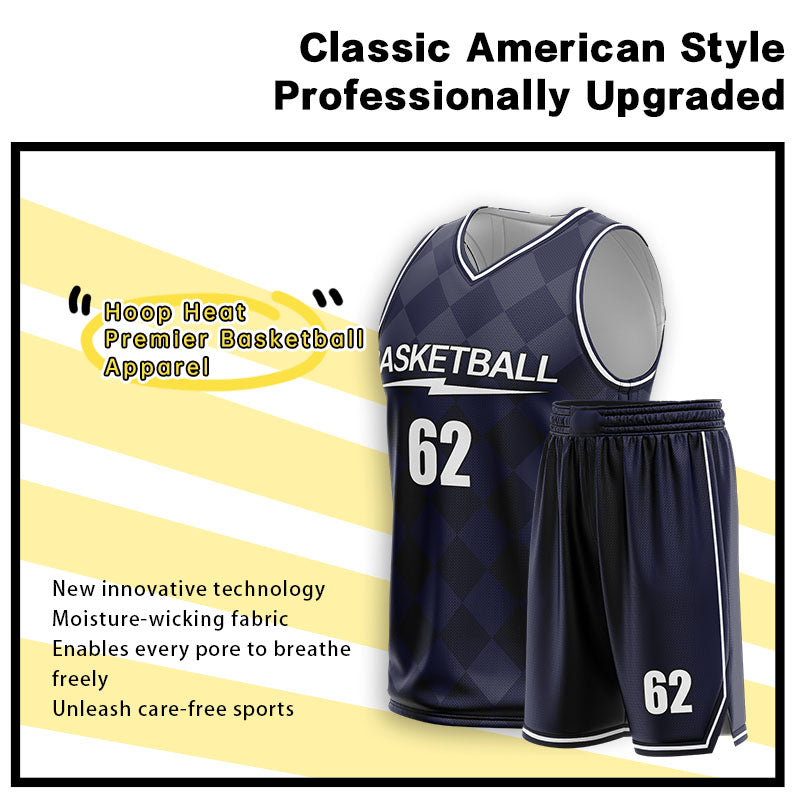 U-TRY | American-Style Basketball Uniforms - MS025