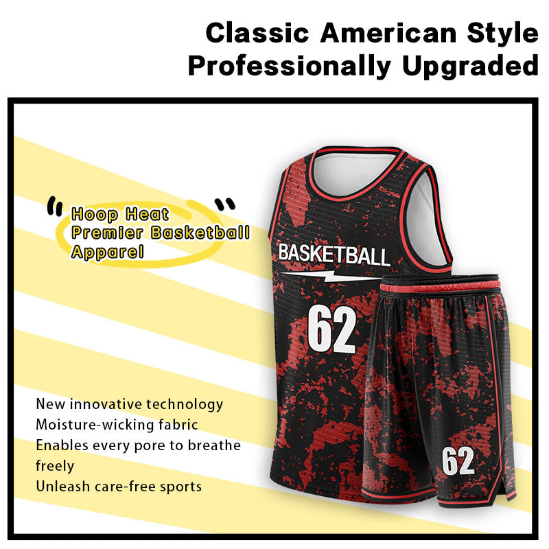 U-TRY | American-Style Basketball Uniforms - MS027