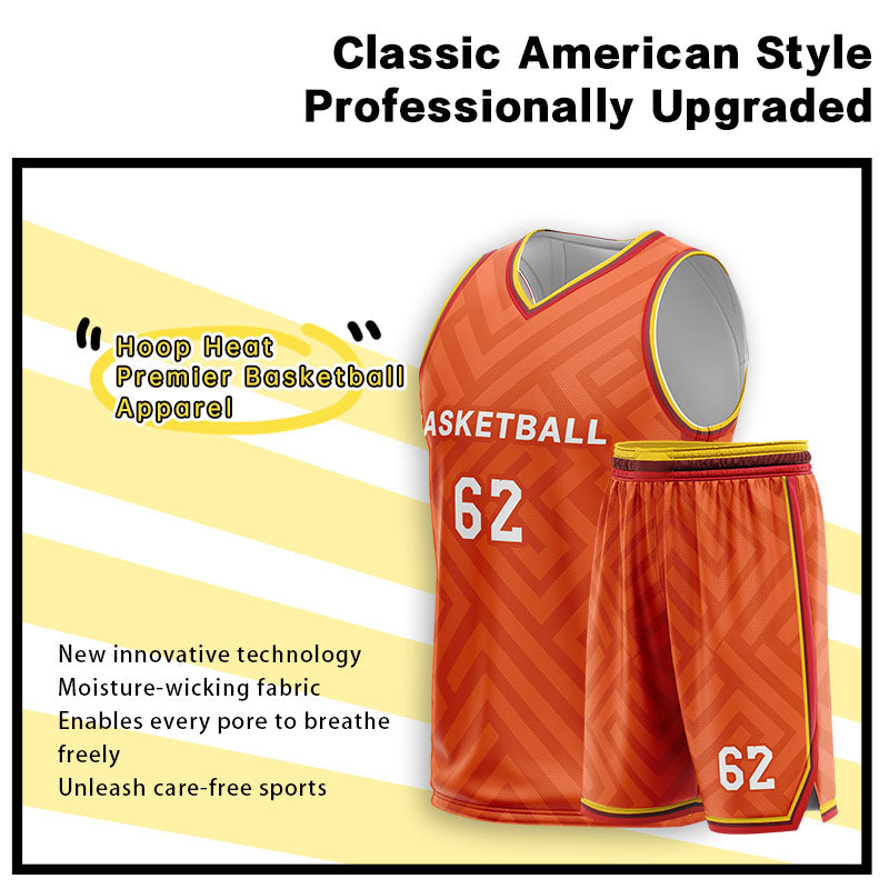 U-TRY | American-Style Basketball Uniforms - MS034