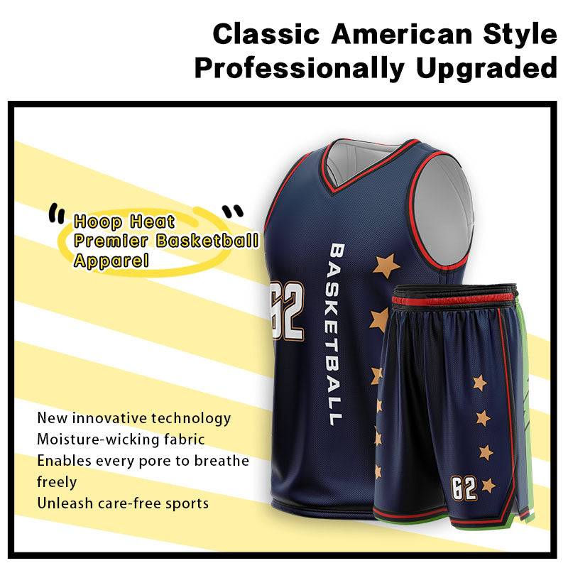 U-TRY | American-Style Basketball Uniforms - MS035