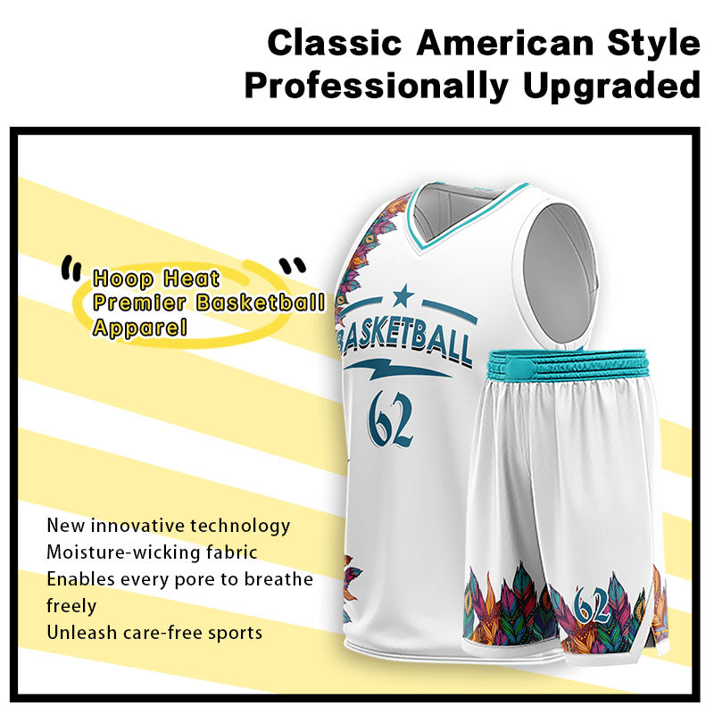 U-TRY | American-Style Basketball Uniforms - MS043
