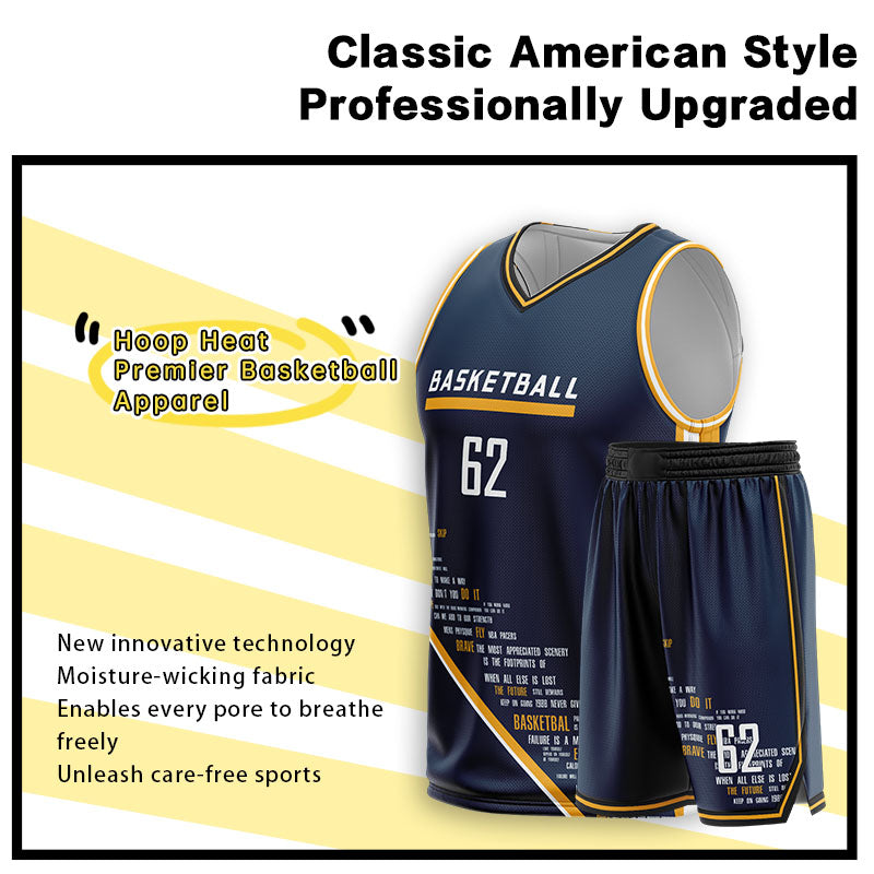 U-TRY | American-Style Basketball Uniforms - MS044