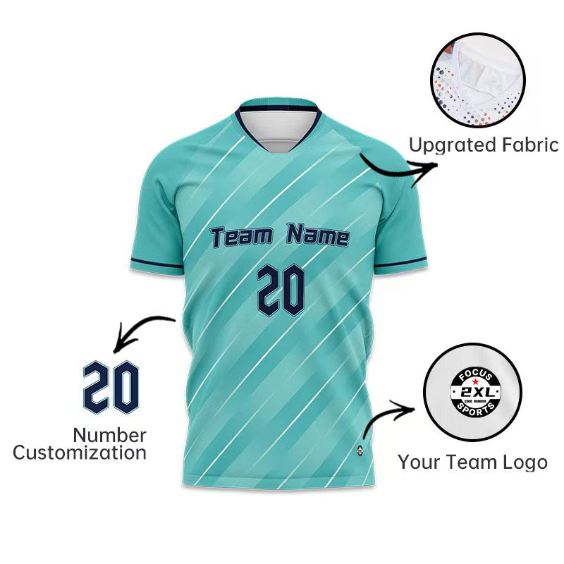 U-TRY | V - neck / Raglan sleeves Soccer Jersey Set - XCL010