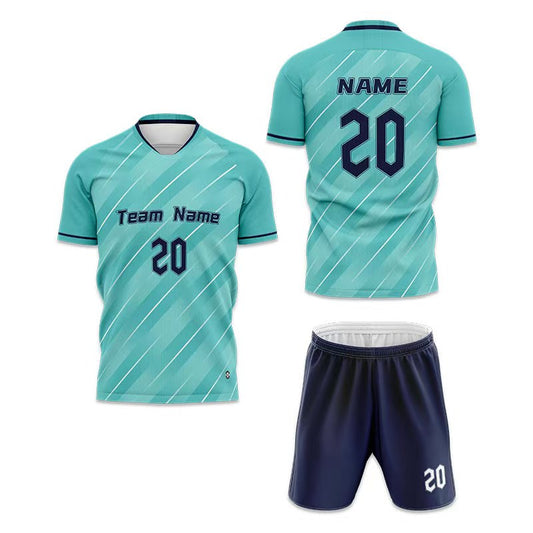 U-TRY | V - neck / Raglan sleeves Soccer Jersey Set - XCL010