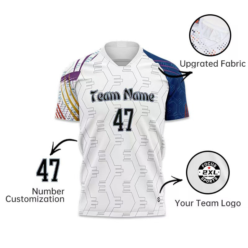 U-TRY | V - neck / Raglan sleeves Soccer Jersey Set - XCL011