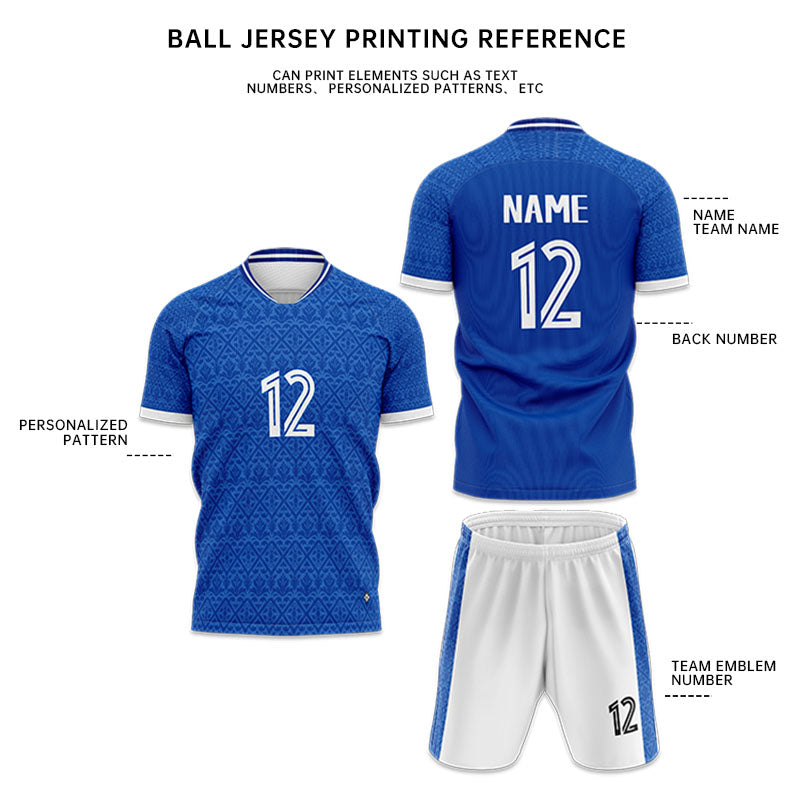 U-TRY | V - neck / Raglan sleeves Soccer Jersey Set - XCL003