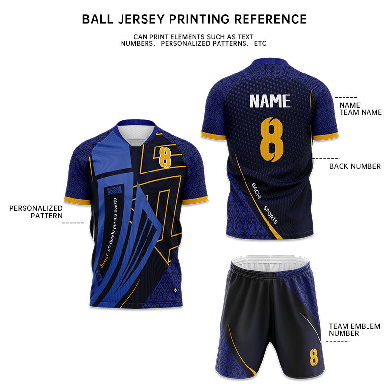 U-TRY | V - neck / Raglan sleeves Soccer Jersey Set - XCL004