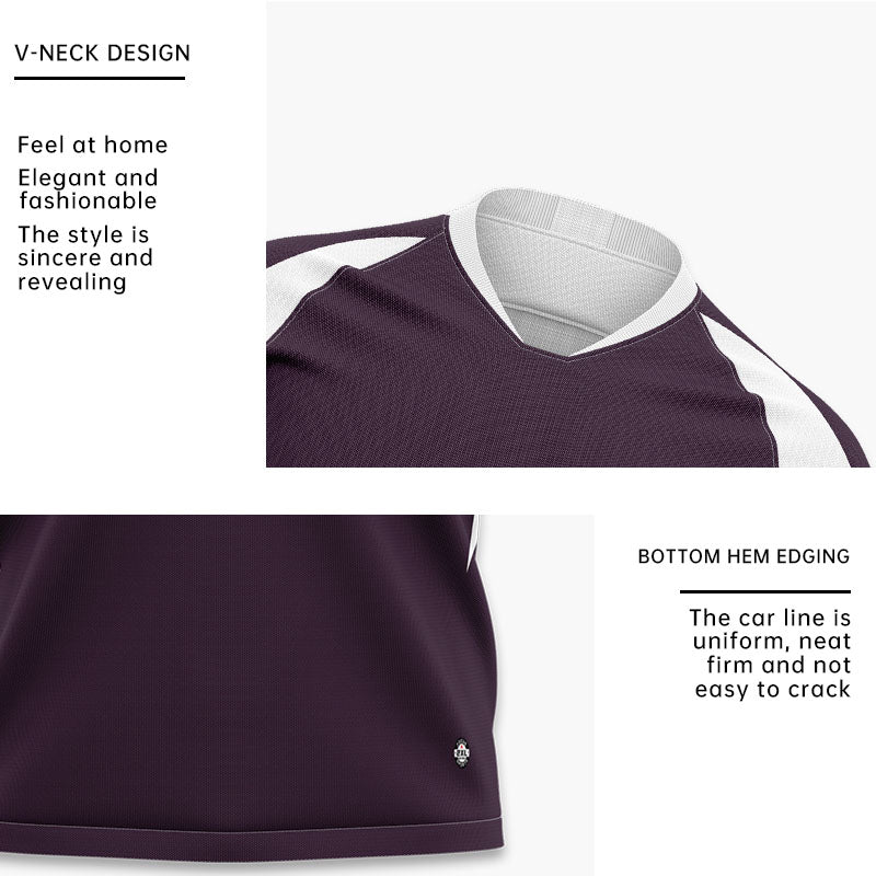 U-TRY | V - neck / Raglan sleeves Soccer Jersey Set - XCL005