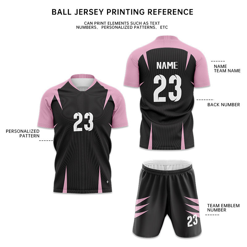 U-TRY | V - neck / Raglan sleeves Soccer Jersey Set - XCL006