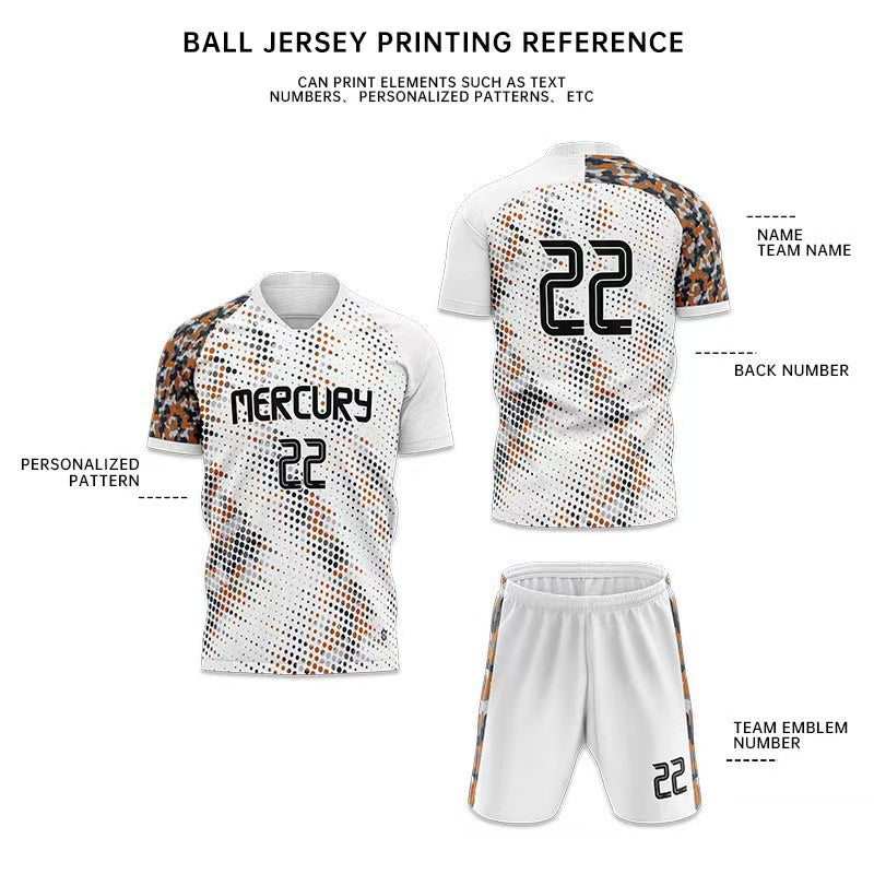 U-TRY | V - neck / Raglan sleeves Soccer Jersey Set - XCL001