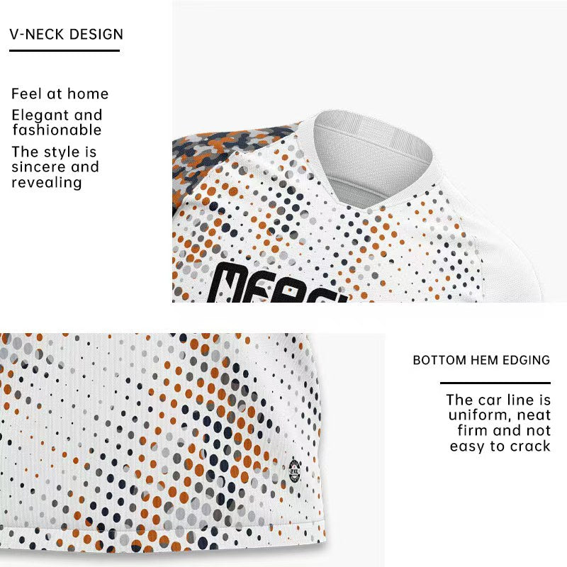 U-TRY | V - neck / Raglan sleeves Soccer Jersey Set - XCL001