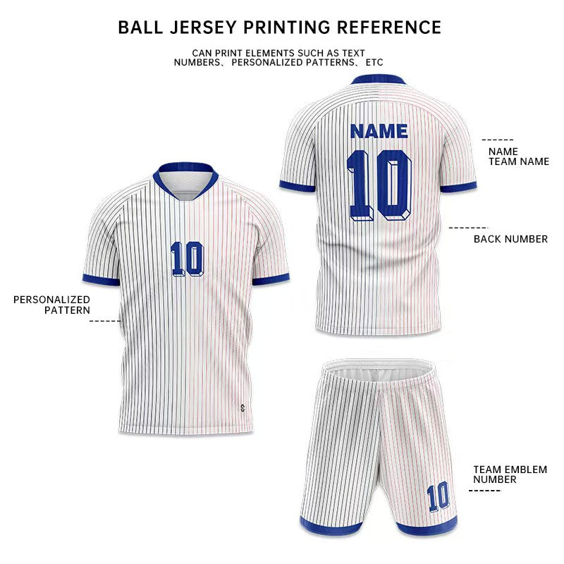 U-TRY | V - neck / Raglan sleeves Soccer Jersey Set - XCL002