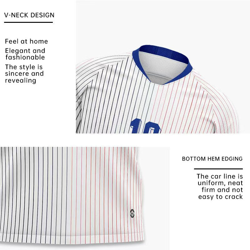 U-TRY | V - neck / Raglan sleeves Soccer Jersey Set - XCL002