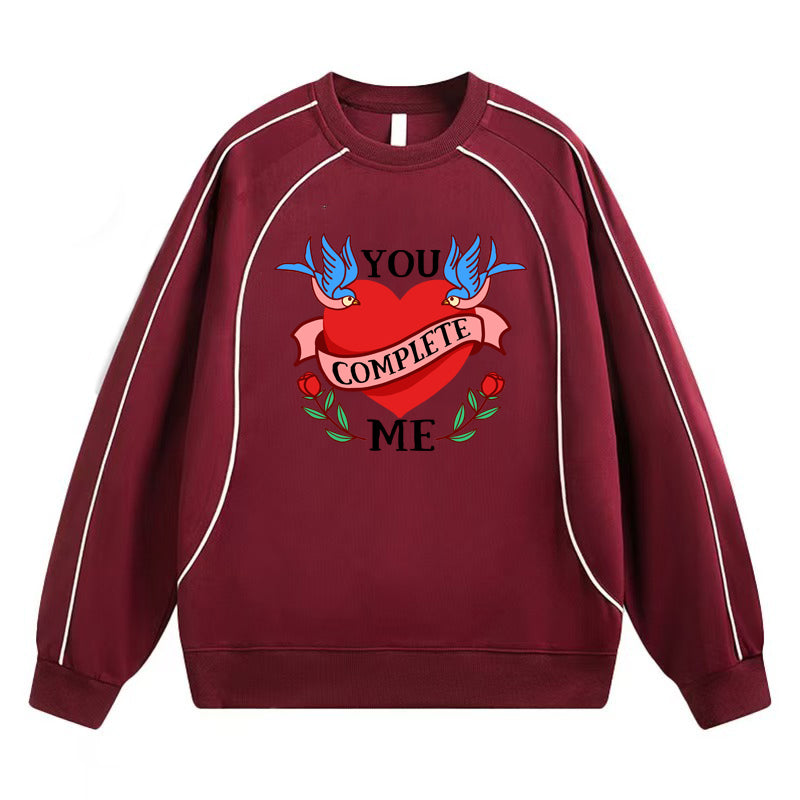 Personalized Round Neck Long Sleeves